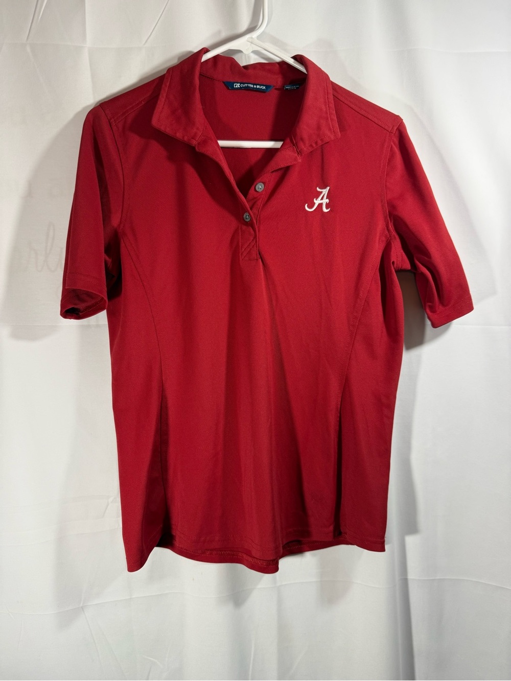 Cutter & Buck Alabama Crimson Tide Red Polo Size Medium